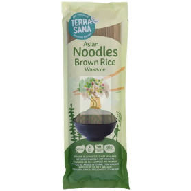 NOODLES DE ARROZ INTEGRAL CON WAKAME 250G TERRASANA