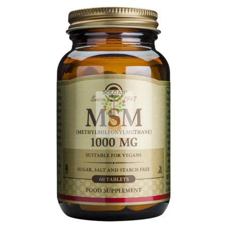 MSM 60 CAPSULAS SOLGAR