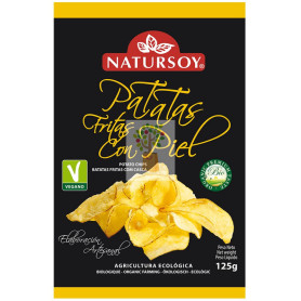PATATAS FRITAS CON PIEL 125Gr. NATURSOY