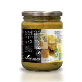 SEITAN ESPONJOSO AL CURRY 375Gr. SORIA NATURAL ALIMENTACION