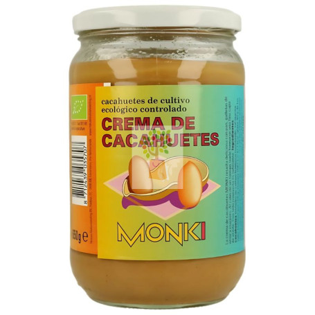 CREMA DE CACAHUETE 650Gr. ECO MONKI