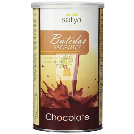BATIDO SACIANTE POLVO SABOR CHOCOLATE 700Gr. SOTYA