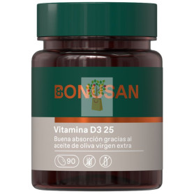 VITAMINA D3 25 90 PERLAS BONUSAN