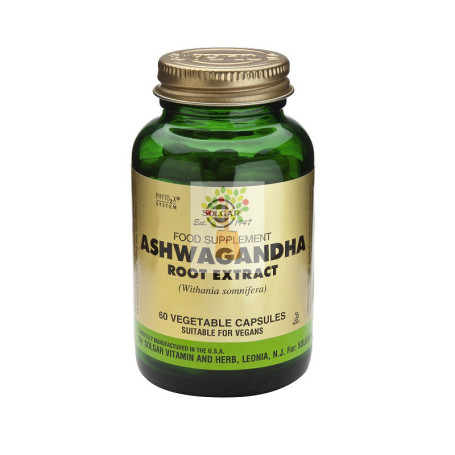 ASHWAGANDHA 60 CAPSULAS VEGETALES SOLGAR