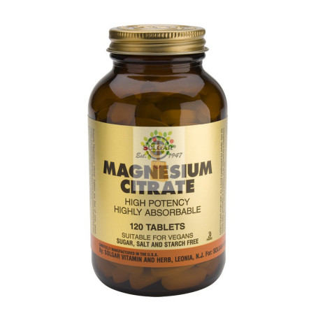 CITRATO DE MAGNESIO 120 CAPSULAS SOLGAR