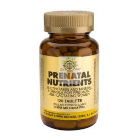 NUTRIENTES PRENATALES 120 CAPSULAS SOLGAR