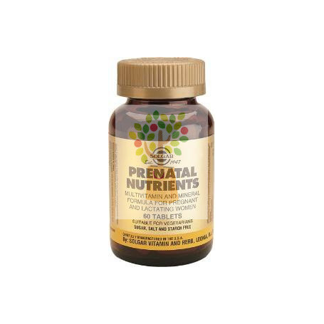 NUTRIENTES PRENATALES 60 CAPSULAS SOLGAR