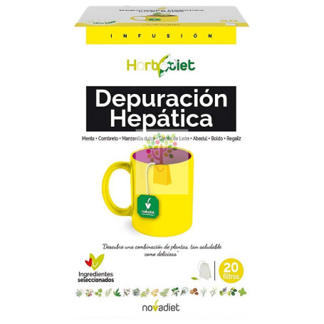 HERBODIET DEPURACION HEPATICA 20 FILTROS NOVA DIET