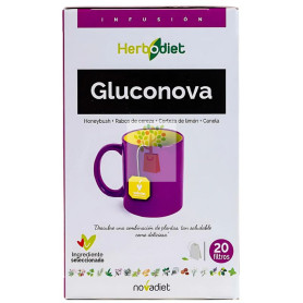 HERBODIET GLUCONOVA 20 FILTROS NOVA DIET