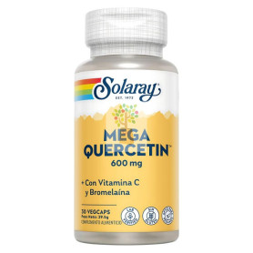 MEGA QUERCETIN 600Mg. 60 CAPSULAS VEGETALES SOLARAY