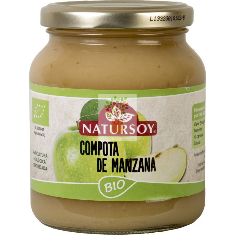 COMPOTA DE MANZANA 360Gr. NATURSOY