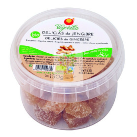 DELICIAS DE JENGIBRE (CARAMELOS GOMA PICANTE) 150Gr. VEGETALIA
