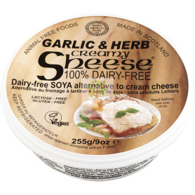 QUESO PARA UNTAR AJO Y HIERBAS 255Gr. SHEESE