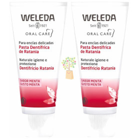 DUO DENTIFRICO RATANIA 50% WELEDA