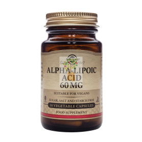 ACIDO ALFA LIPOICO 60Mg. 30 CAPSULAS SOLGAR
