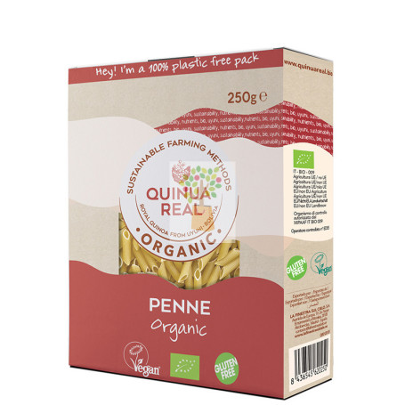 PENNE DE ARROZ Y QUINUA REAL 250Gr. QUINUA REAL