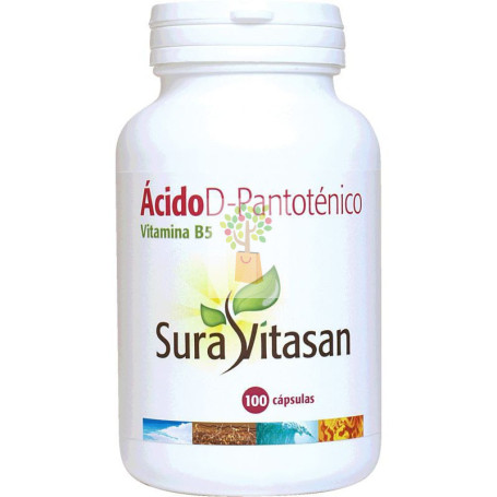 ACIDO D-PANTOTENICO 500Mg. 100 CAPSULAS SURA VITASAN