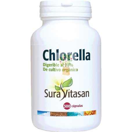 CHLORELLA 455Mg. 300 CAPSULAS SURA VITASAN