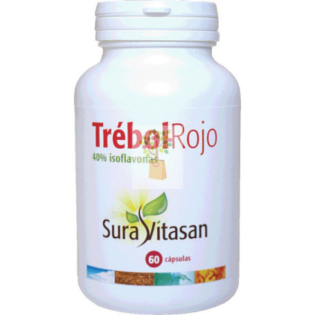 TREBOL ROJO 40% ISOFLAVONAS 60 CAPSULAS SURA VITASAN