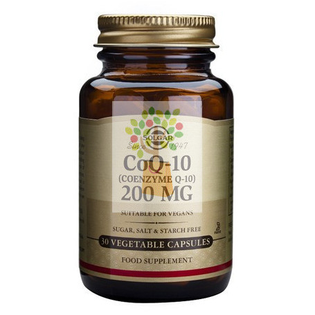 COENZIMA CoQ-10 200 MG 30 CAPSULAS VEGETATALES SOLGAR