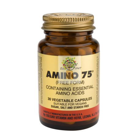 AMINO 75 30 CAPSULAS VEGETALES SOLGAR