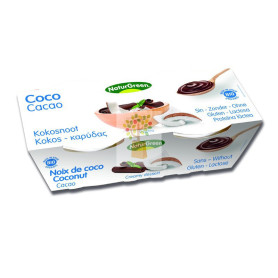 POSTRE DE COCO CACAO 2x125Gr. NATURGREEN
