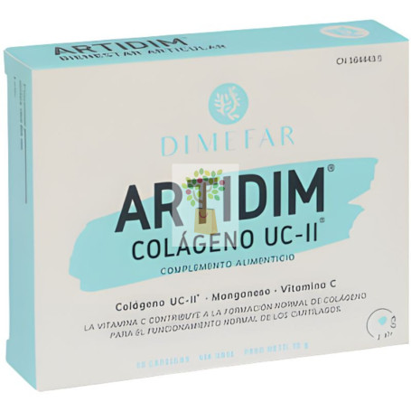 ARTIDIM UC-II 490Mg. 30 CAPSULAS DIMEFAR