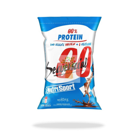 PROTEINA SECUENCIAL 80% CHOCOLATE 2Kg. NUTRI SPORT