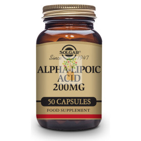 ACIDO ALFA LIPOICO 200MG 50 CAP VEGETALES SOLGAR
