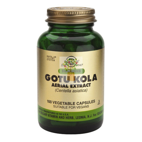 GOTU KOLA 100 CAPSULAS VEGETALES SOLGAR