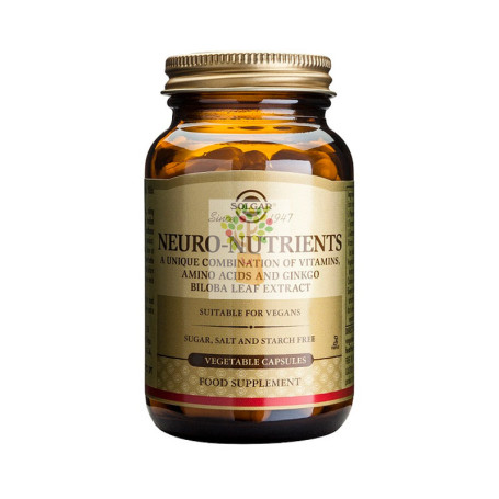 NEURO NUTRIENTES 60 CAPSULAS VEGETALES SOLGAR