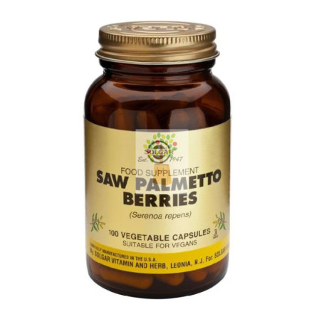 SABAL (SAW PALMETTO) 100 CAPSULAS VEGETALES SOLGAR