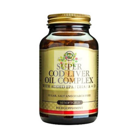 SUPER COD LIVER OIL COMPLEX 60 CAPSULAS SOLGAR