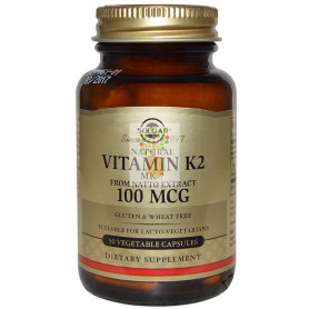 VITAMINA K2 100 MCG 50 CAPSULAS VEGETALES SOLGAR