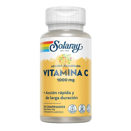SMALL VITAMIN C 1000Mg. A/R 30 COMPRIMIDOS SOLARAY