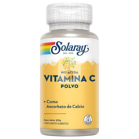 BUFFERED VIT C POWDER NO ACIDA (5000Mg.) 227Gr. SOLARAY
