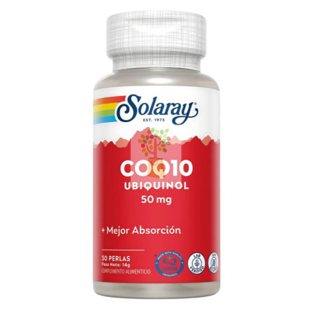 UBIQUINOL COQ-10 50Mg. 30 PERLAS SOLARAY