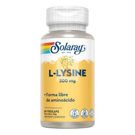 L-LYSINE 500Mg. 60 CAPSULAS SOLARAY