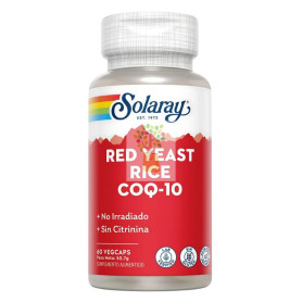 RED YEAST RICE PLUS Q10 60 CAPSULAS VEGETALES SOLARAY