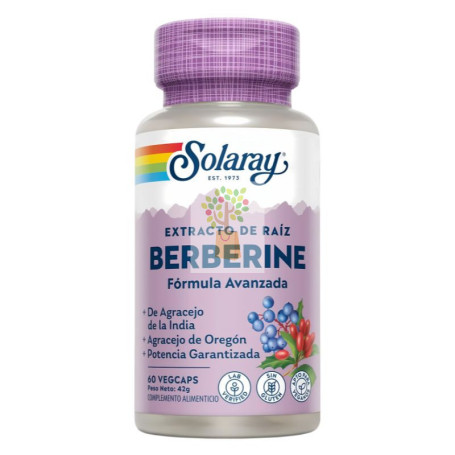 BERBERINE  60 CAPSULAS VEGETALES SOLARAY
