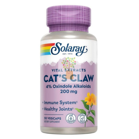 UÑA DE GATO 30 CAPSULAS SOLARAY