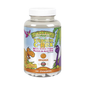 VITAMINA C REX 100 DINOSAURIOS MASTICABLES KAL