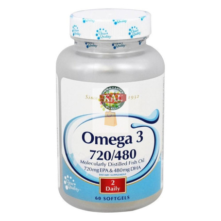 OMEGA 3 720/480 60 PERLAS KAL
