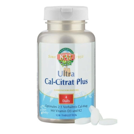 ULTRA CAL-CITRATE+K2 120 COMPRIMIDOS KAL