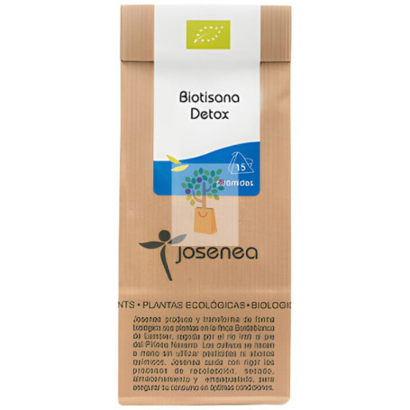 BIOTISANA DETOX 15 PIRÁMIDES MONODOSIS JOSENEA