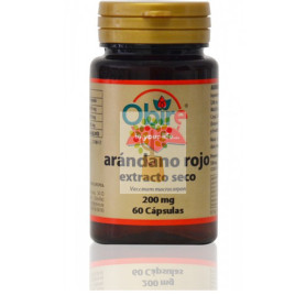 ARANDANO ROJO 5000Mg. (EXT. SECO 200Mg.) 60 CAPSULAS OBIRE