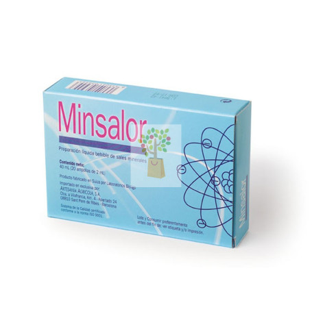 MINSALOR 20 AMPOLLAS ARTESANIA AGRICOLA
