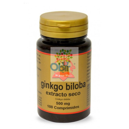 GINKGO BILOBA 500Mg. (EXT. SECO) 100 COMPRIMIDOS OBIRE