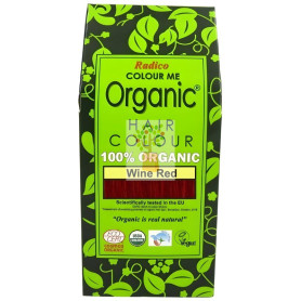 TINTE DE CABELLO VEGETAL ROJO VINO 100G RADICO