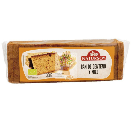 PAN DE CENTENO Y MIEL 300Gr. NATURSOY